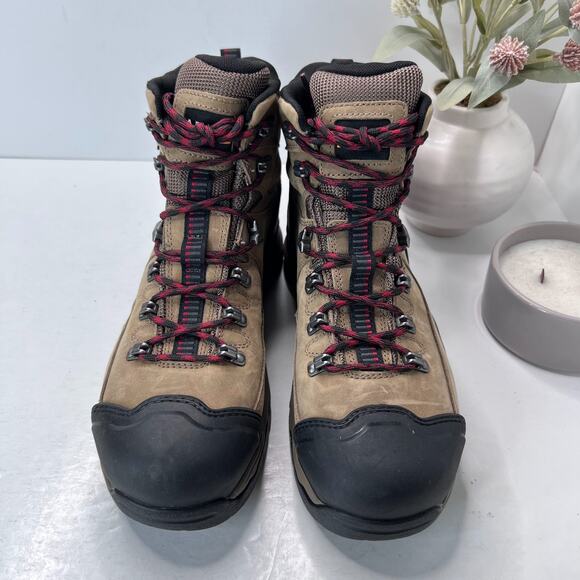 Ariat Endeavor Waterproof Carbon Toe Work Boots Mushroom Taupe Mens 10D - Picture 3 of 9